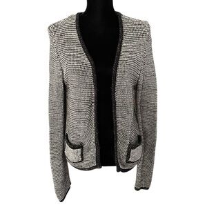 Romeo & Juliet Couture Tweed White Black Women's Size XL classic career neutral